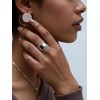 ALRNBY Gold Stack Oura Rings for Women Non Tarnish Faux
