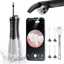 Unbranded Oral irrigator Visual Water Flosser C2 with 10 MP Camera for Teeth, 2 Modes 12 G
