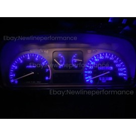 newlineperformanceLED Blue LED Cluster Bulb KIT for Honda Civic EF / Wagon / CRX CR-X 1990-1991