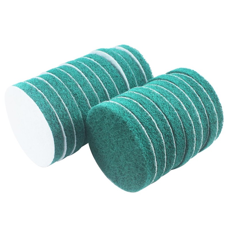 JUNLIXN 5 Inch 180 Grit Drill Brush Scrubber Scouring Pads,