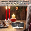 BSTKEY Teapot Warmer, Ceramic Tea Warmer with Tealight Holder and