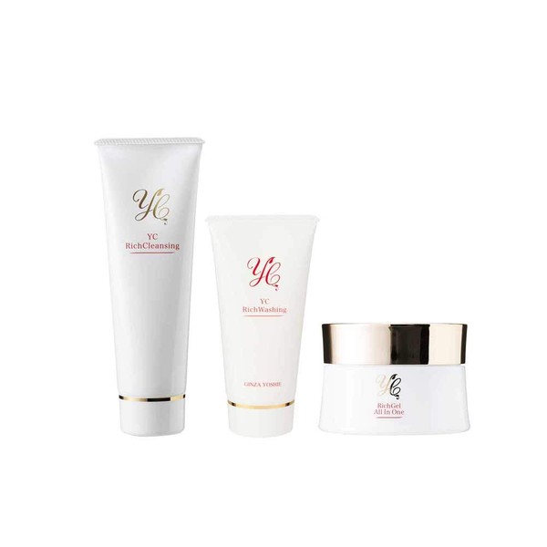YC Pore Care Set, All in One Gel, Cleansing, Facial Cleansing, Doctor's Cosmetics YC Rich Series, Made in Japan