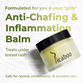 La Pixie Wellness Under Breast and Cleavage Rash Cream, Breast Chafing, Itch Relief Chafing Relief, Made with Matcha Green Tea and Pure Essential Oils, 1 oz, Made in the USA