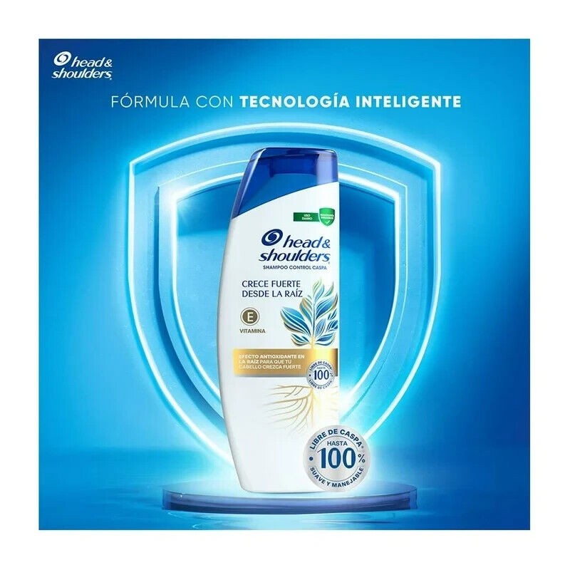 head & shoulders 3 X Head & Shoulders Crece Fuerte