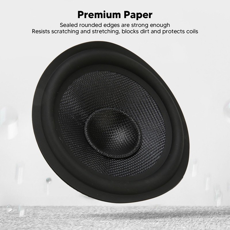 6 Inch Paper Speaker Cone, Subwoofer Cones Drum Paper with