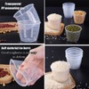 AKOAK Plastic Transparent rice Measuring Cup, 160ml Rice Cooker Measuring