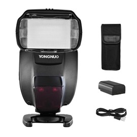 YONGNUO GN60 Wireless Manual Flash Speedlite YN730 with 2000mAh Lithium Battery, Support 2.4G Wireless Trigger System, for Nikon Canon Olympus Sony Fuji Cameras with Standard Hot Shoe