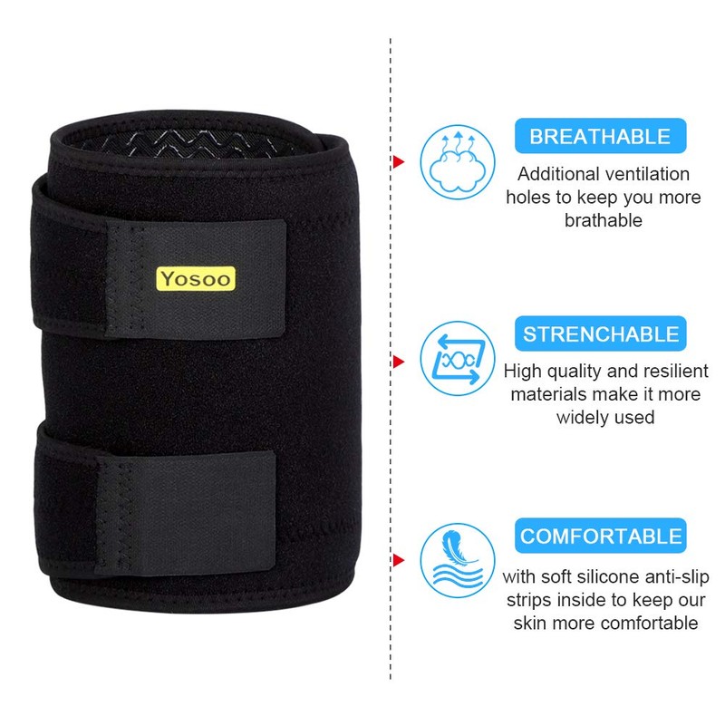 Yosoo Health Gear Adjustable Thigh Support Breathable Thigh Brace with