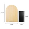 Tiardey 2 Pack Book Ends Natural Anti Slip Book Stopper,Book