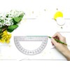 1InTheOffice Plastic Protractor, Math Protractors, Protractor for Geometry, 180 Degrees
