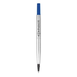 PARKER QUINK Rollerball Pen Ink Refill, Medium, Blue