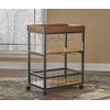 Linon Austin Kitchen Cart, 30.5"W x 18.13"D x 36.25"H, Black