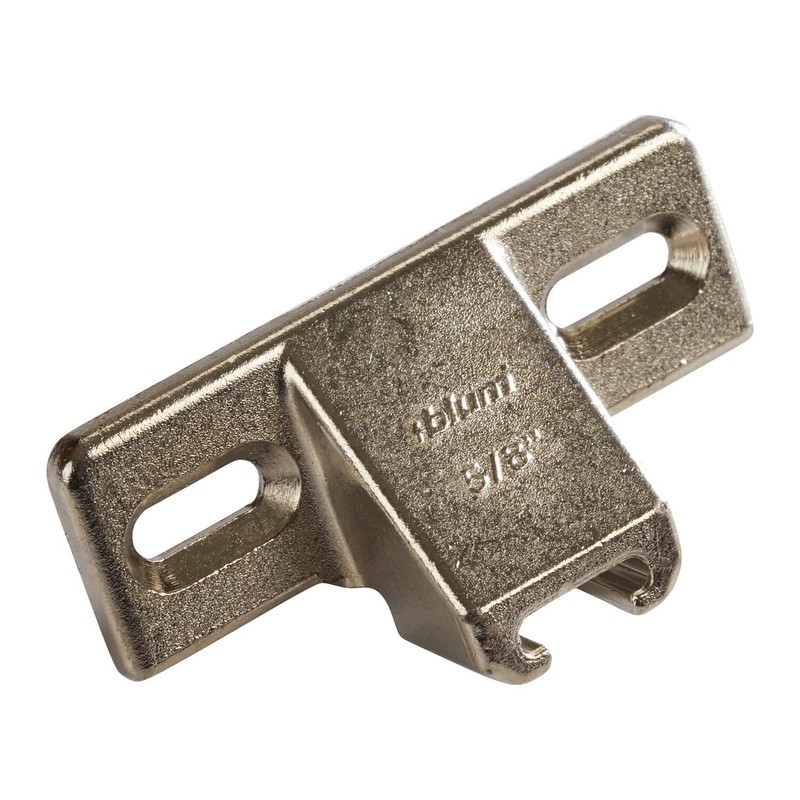 Blum Rok Hardware Metal 5/8-inch Overlay Edge Mount Mounting Plate