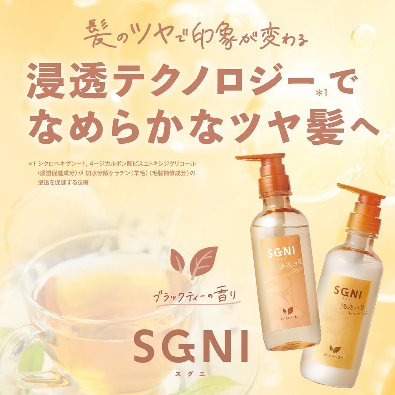 Sugni SGNI Penetrating Gloss Hair Shampoo, 13.5 fl oz (400