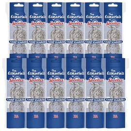 Spontex Essentials - Tough Topfreiniger – 12 Packungen mit je 4 Stück (insgesamt 48 Stück)
