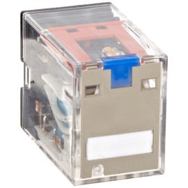 Omron MY4IN DC100/110 (S) General Purpose Relay, Standard Coil Polarity, LED Indicator and Lockable Test Button, Standard Type, Plug-In Socket/Solder Terminals, Quadruple Pole Double Throw Contacts, 9 to 9.9 mA Rated Load Current, 100 to 110 VDC Rated Lo