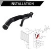 LR042893 Engine Bottom Radiator Coolant Lower Hose Pipe Compatible with