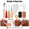 Leather Sewing Kit for Upholstery Repair – Waxed Thread &