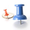 Officemate 92905 - Pinzas gigantes, colores surtidos, 2 tinas de