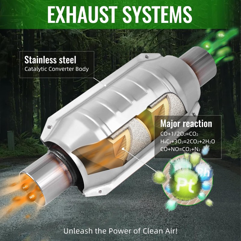 Honjer Catalytic Converter Compatible With Ford Ranger 2007-2011 2.3L L4(OEM/OBD-Ⅱ