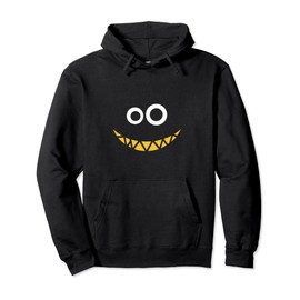 Monster Face Cute Scary Halloween Costume Idea Pullover Hoodie
