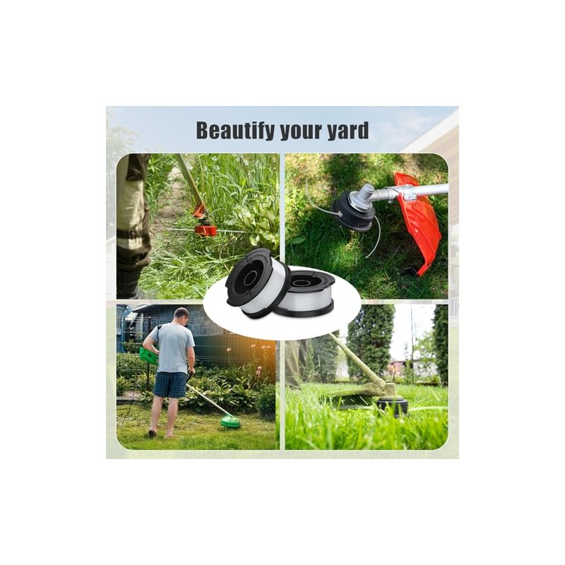 Replacement Spool for Black+Decker Trimmer - 12 Pack