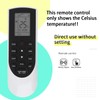 YAN1F1F YAN1F1 Replacement Remote Control for Gree Air Conditioner VIR09HP115V1AH