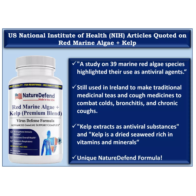 Kelp Red Marine Algae and Kelp (Unique), Strengthens Immune, All