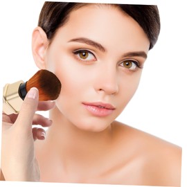 TOVINANNA Retractable Powder Brush for Makeup Multi-functional Beauty Tool for Blush Foundation Dust Easy to Carry for Home