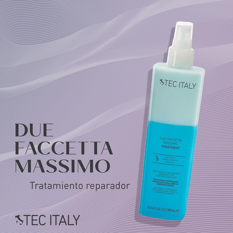 TEC ITALY Due Faccetta Massimo Tratamiento para Cabello Decolorado 300