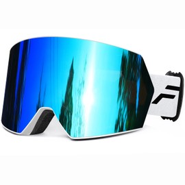 FMY Ski Goggles for Men Women & Youth - Anti Fog UV400 Protection Snowboard Snow Skiing Goggles for Adult