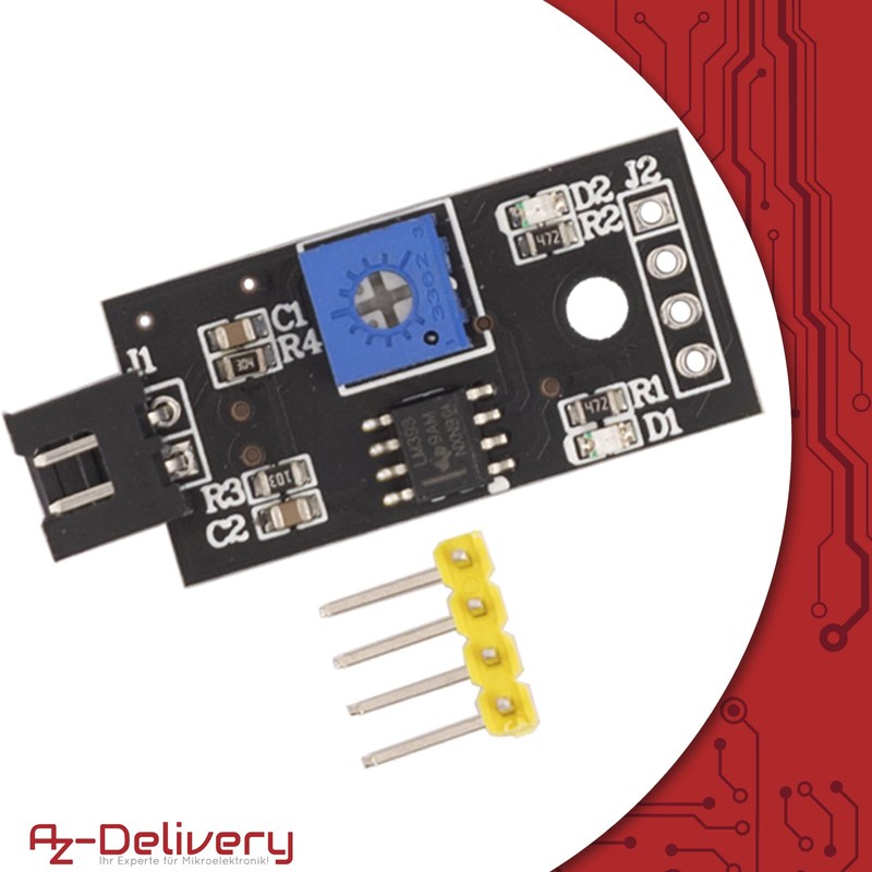 AZDelivery 3 x Soil Moisture Sensor, Moisture Detector and Plant