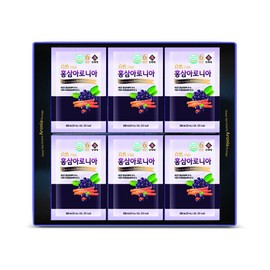 Cheonjemyunghongam 천제명 () 6년근 홍삼아로니아 (50ml x 30포) Cheonje Myeong 6-Year-Old Red Ginseng Aronia (50ml x 30 Sachets)