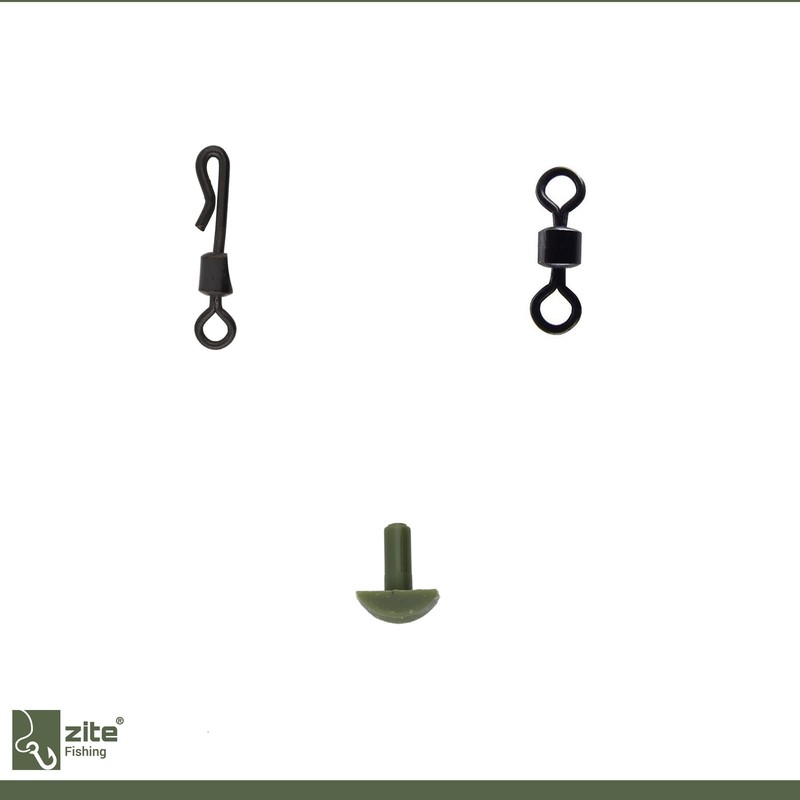 Zite Fishing Terminal Carp Tackle Set - Safety Lead Clip