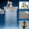 Nuodan High Pressure Rain Shower Head with 11'' Extension Arm