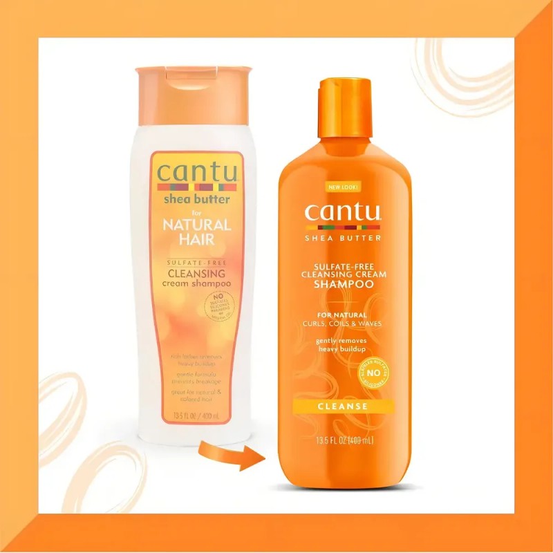 Shampoo Para Rulos 400 Ml Cantu Manteca De Karite