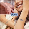 Silvora Ladies Bracelets Infinity Design Heart Cubic Zirconia Bracelet Lucky