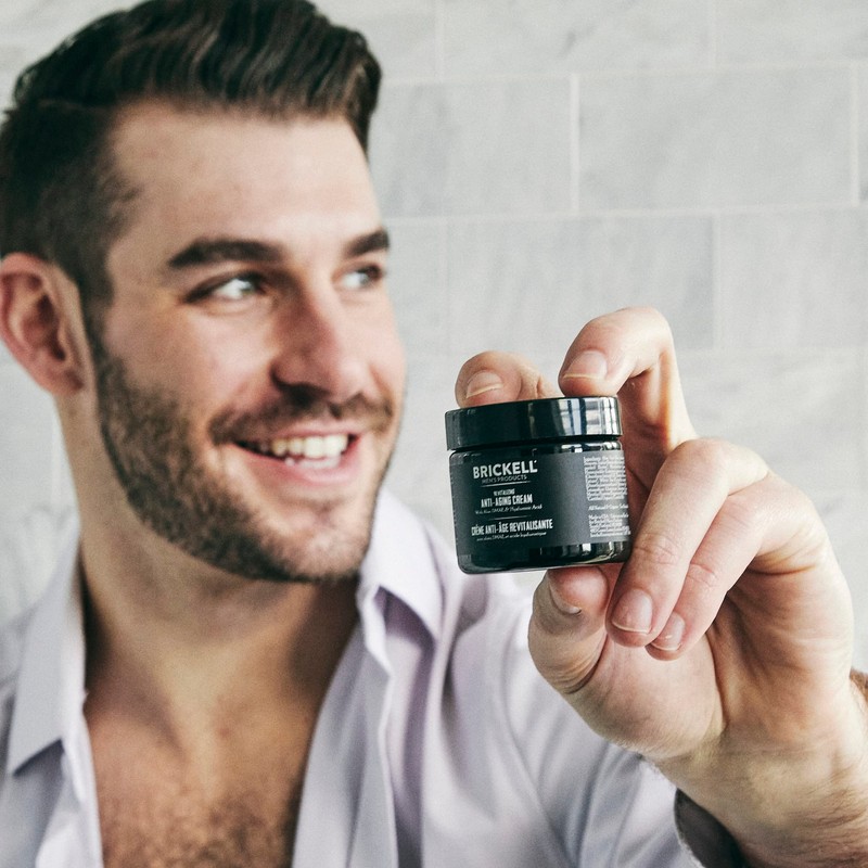Brickell Men's Revitalizing Anti-Aging Cream For Men, Natural & Organic