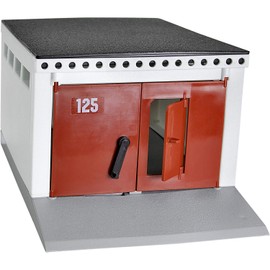 Garage Model 1/32 1/36 1/43 Scale - Russian Parking Building Open Doors
