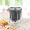 Polder Kitchen Composter-Flexible Silicone Bucket inverts for Emptying and Cleaning