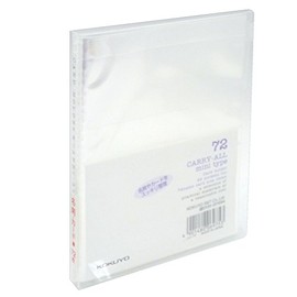 Kokuyo business card holder carry all in Fixed 72 Name Containment B7 Clear May – 7T