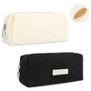 YGKYMVW 2pcs Pencil Case, Pencil Case Corduroy Fabric Pencil Case