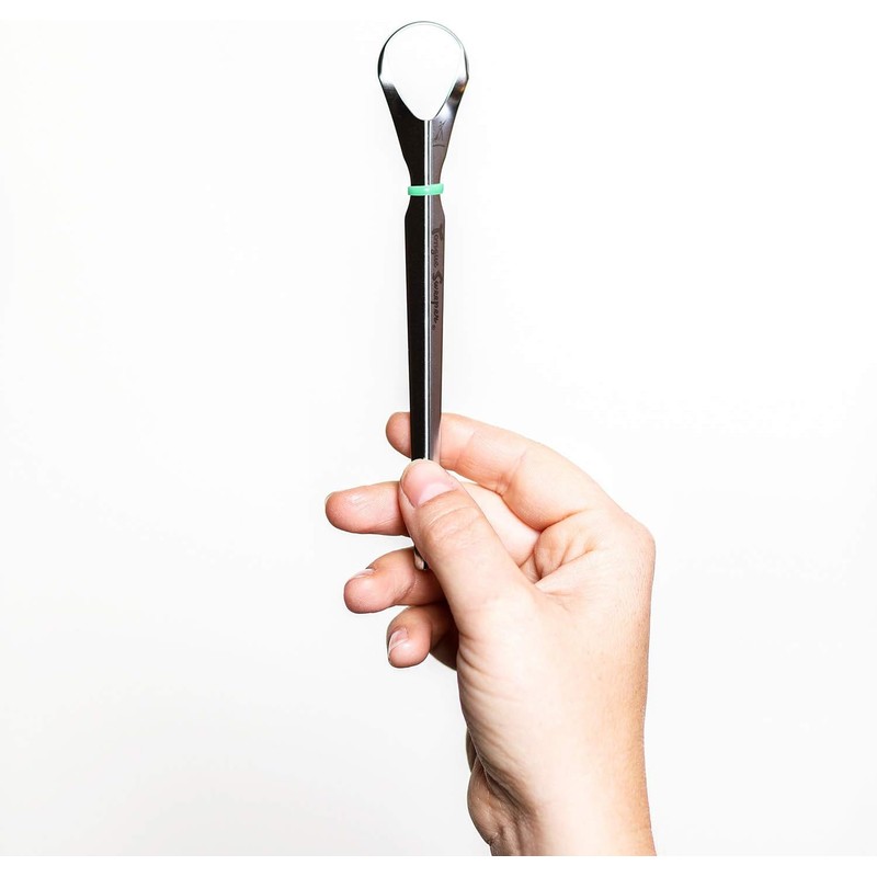 Limpiador de lengua de acero inoxidable modelo P – limpieza