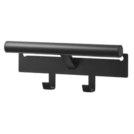 YAMAZAKI 5317 Tower Backpack Hanger, Black, Steel/Polypropylene, Minimalist, 26 x 6.5 x 10.5 cm