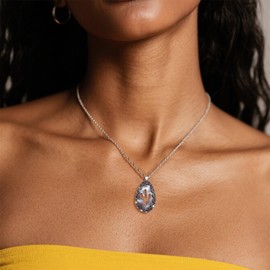 JAVARNV Boho Necklace Jewelry Accessories for Women Bohemian Hippie Wooden Necklaces Western Turquoise Jewelry Western Outfit Bohemian Clothes for Women