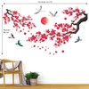 DECOWALL SG2-2406 Ink-and-wash painting of flowers Wall Stickers Decals Kids