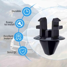 WHALETAIL 20PCS Radiator Shroud Air Deflector Retainer Clip Cowl Grille Retainer Clip Compatible with Ford Expedition F-150 F-250 F-350 F-450 F-550 Lincoln Mark LT Navigator W708771S300