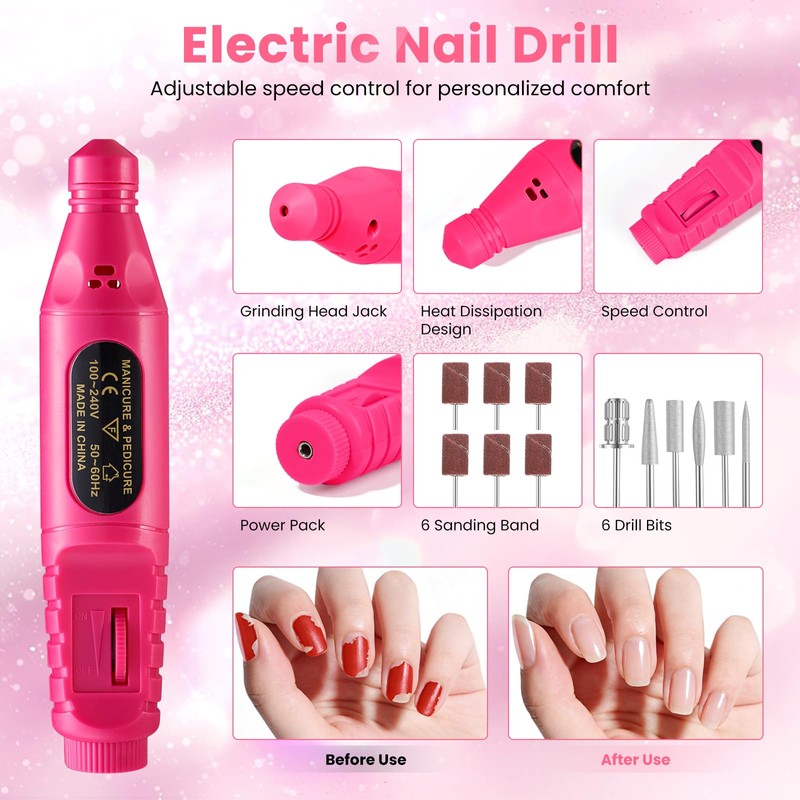 Acrylic Nail Kit for Beginners with Everything in Storage Bag,