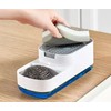 Dishwashing Liquid Soap Dispenser with Pump, Sponge Holder & Metal