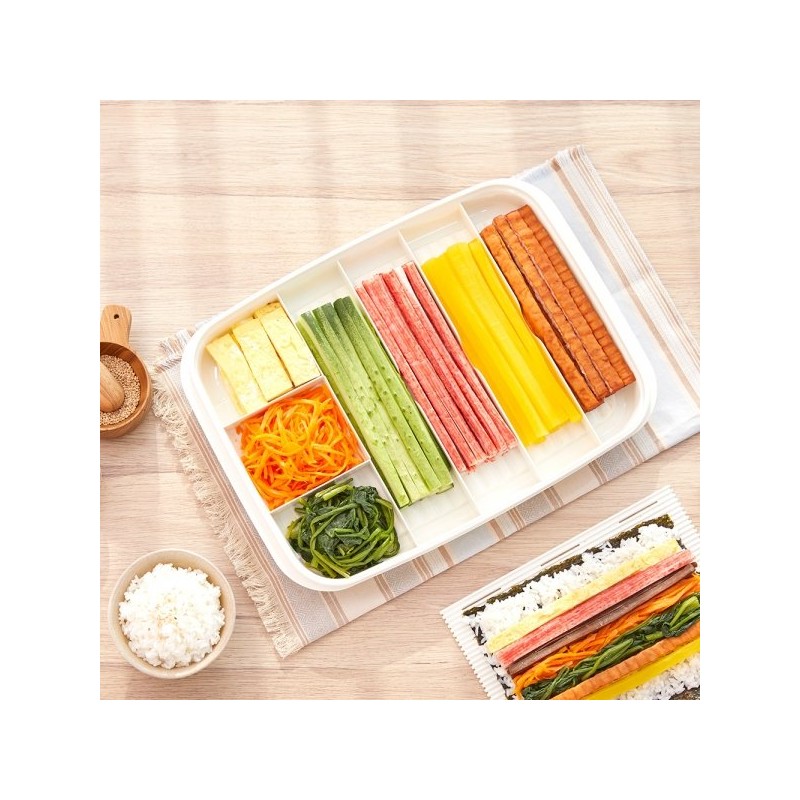 Similex kimbap ingredients storage set (storage container + plastic roll)